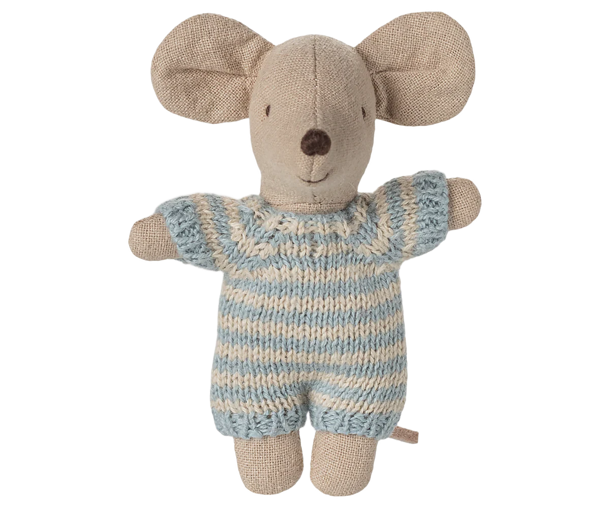 Baby mouse in carry cot - Blue - Image 5