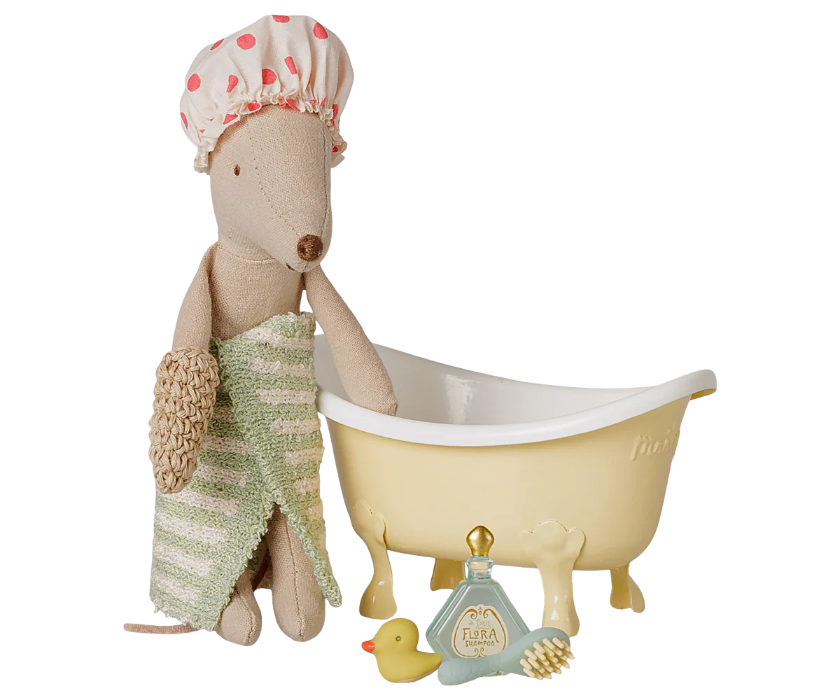 Bathtub set, Mouse - Yellow - Image 2