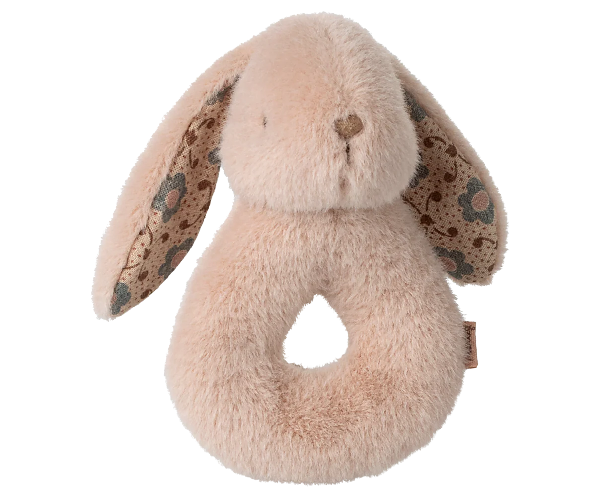 Bunny rattle set - Powder - Image 3