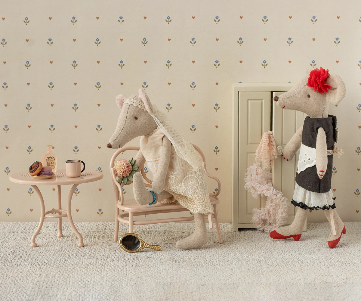 Café set, Mouse, Big - Pale pink - Image 4