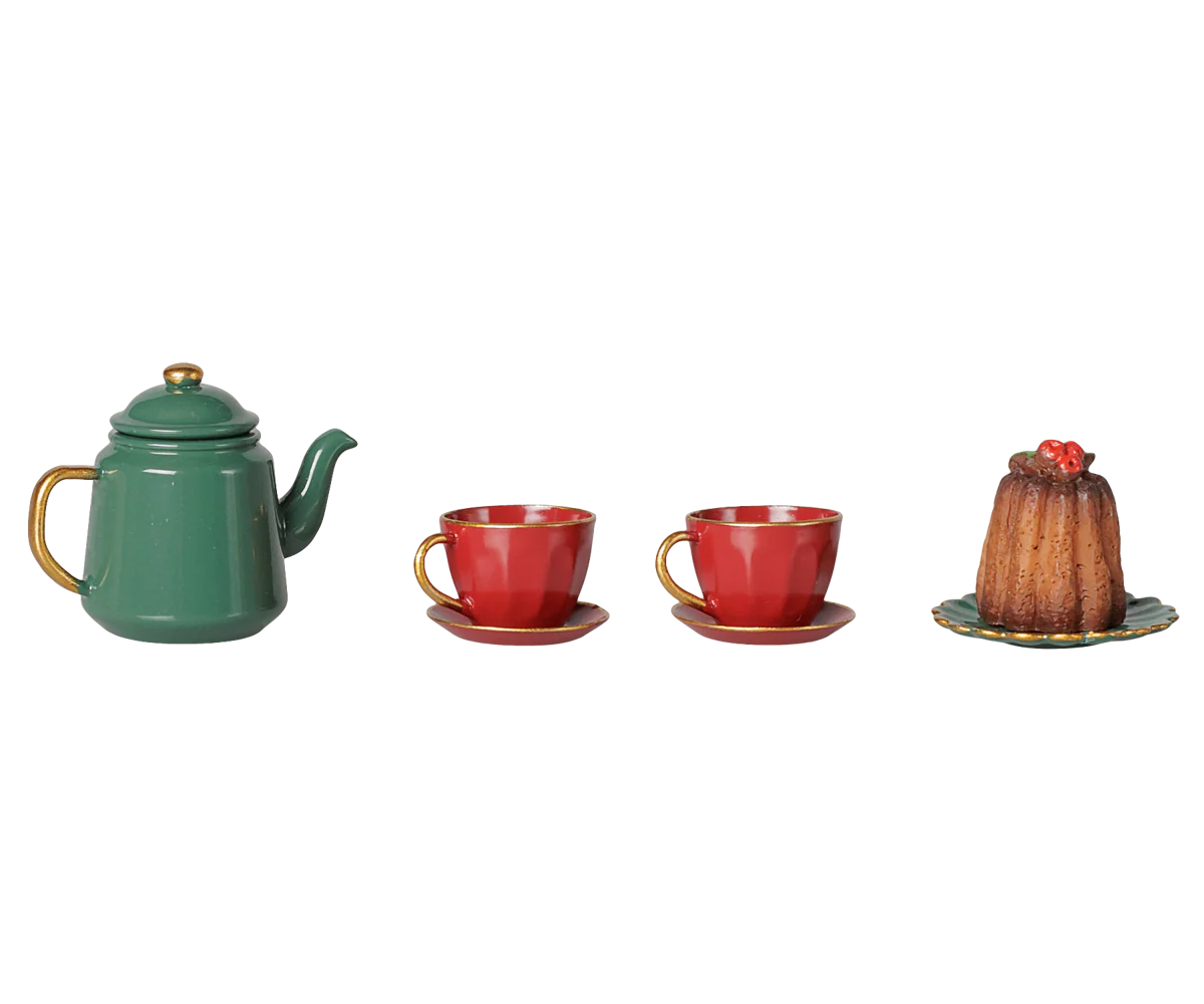 Christmas tea party, Mouse - Red/Green - Image 2