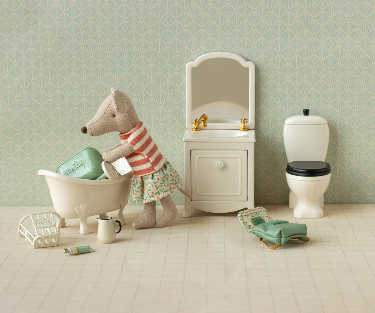 Clothes and bag, Big sister mouse - Green - Image 2