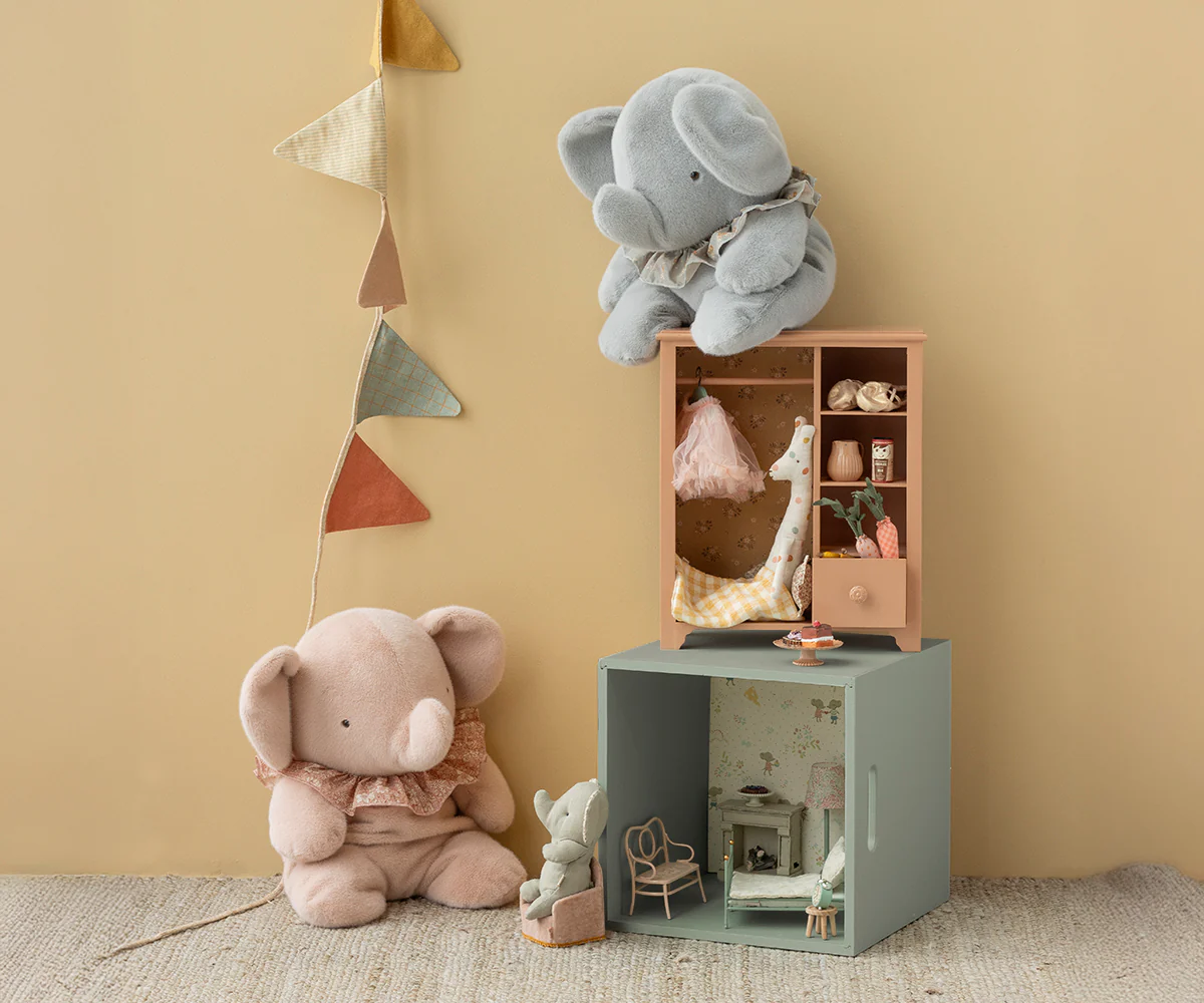 Elephant plush, Big - Powder - Image 3