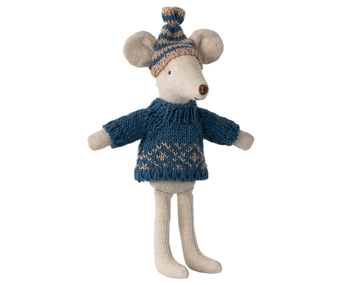 Knitted sweater and hat, Dad mouse - Image 3