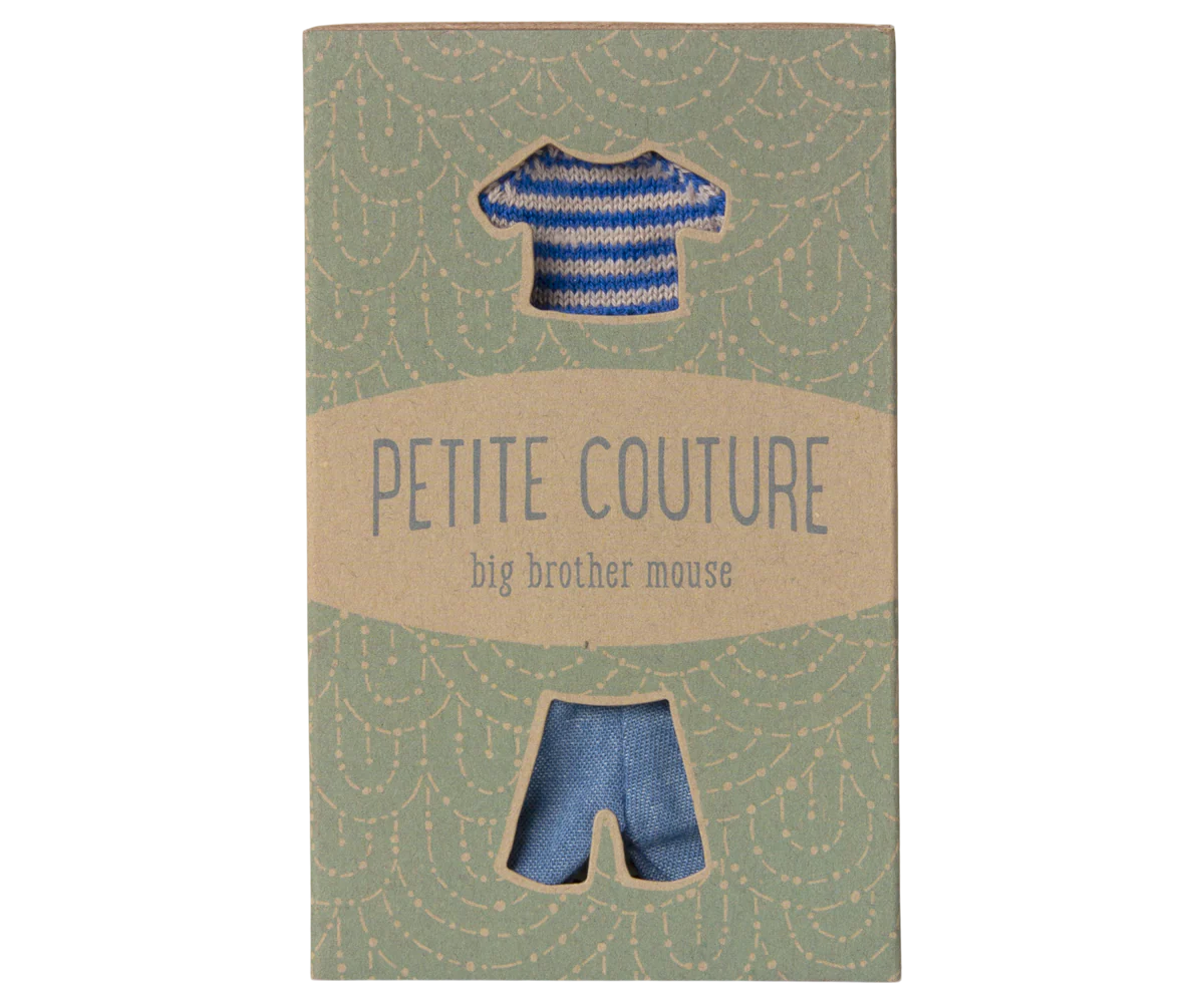 Knitted sweater and pants, Big brother mouse - Image 4