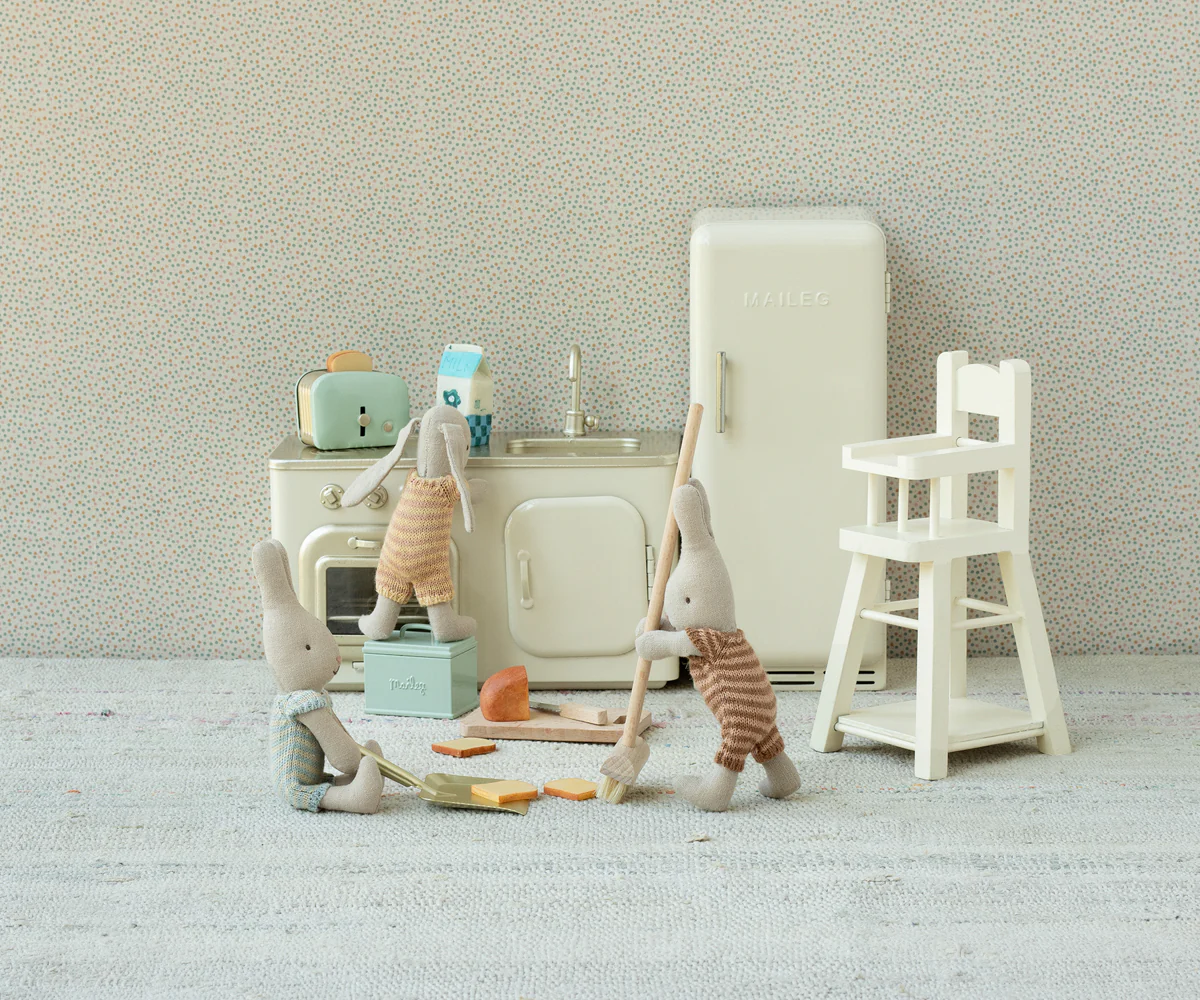Bread Box w/ Utensils, Miniature - Image 3