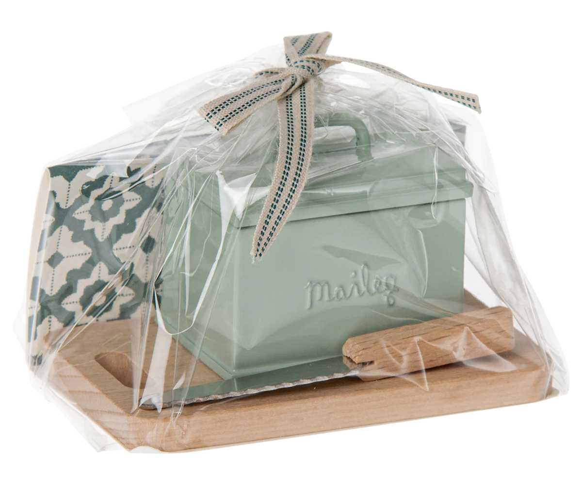 Bread Box w/ Utensils, Miniature - Image 4