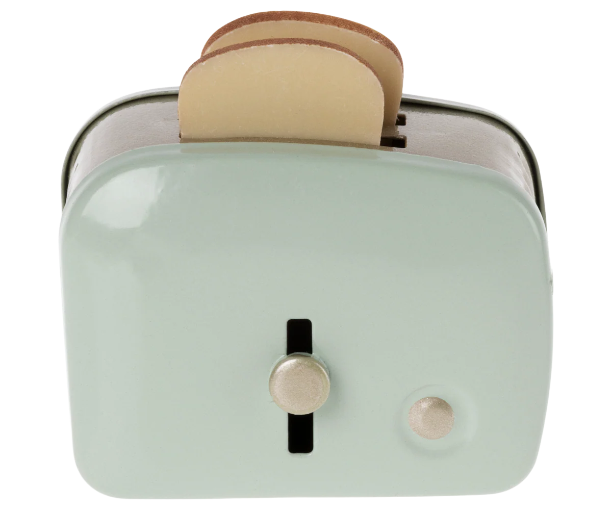 Miniature Toaster & Bread, Mint - Image 3