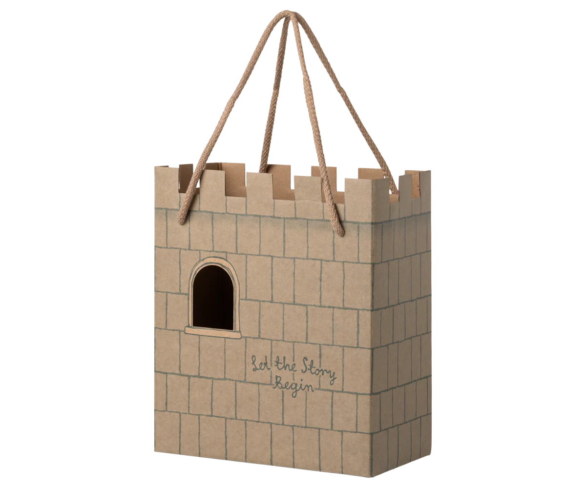Paper bag, Castle - Mint