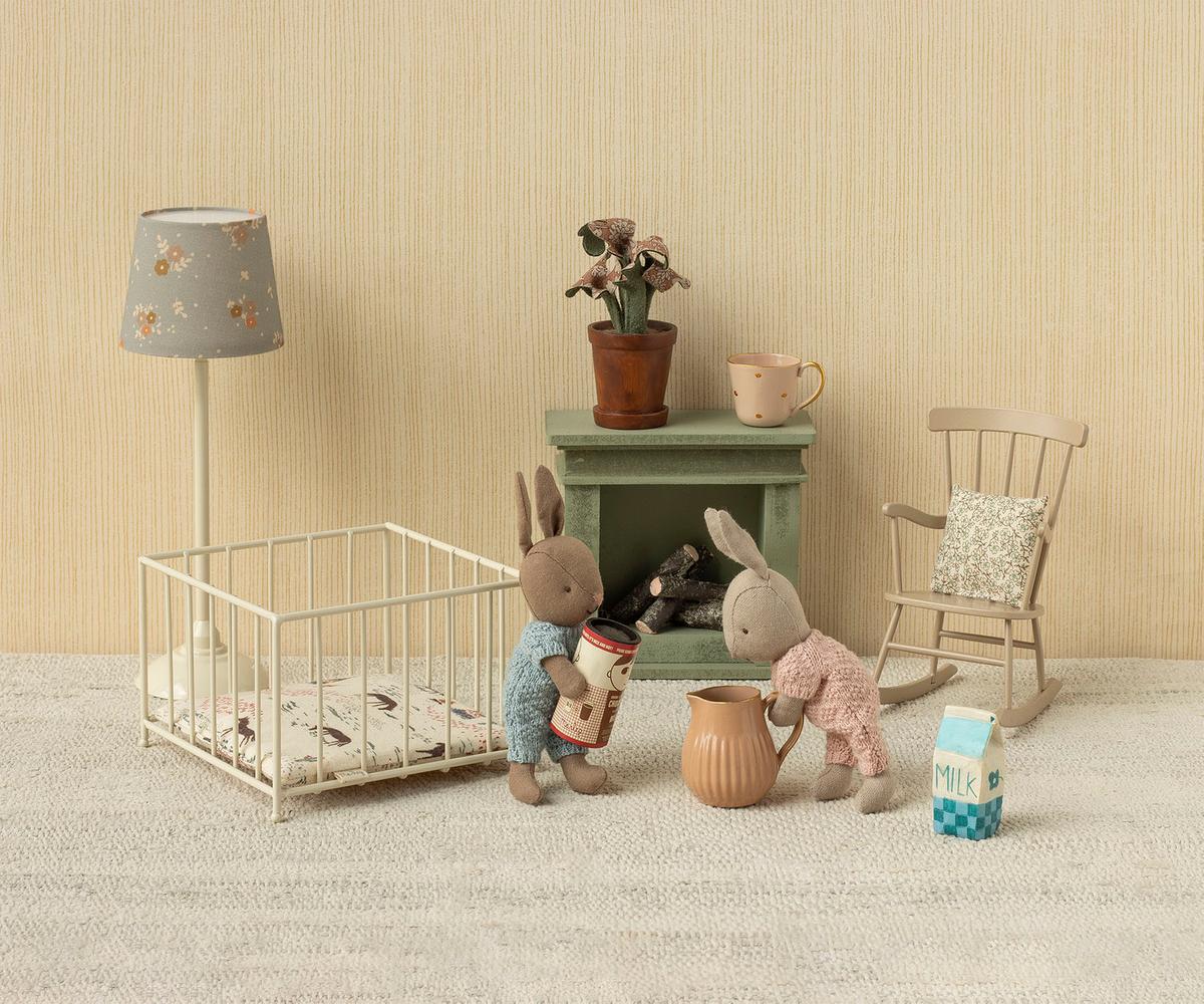 Rabbit, Micro - Sand - Rose knitted suit - Image 4