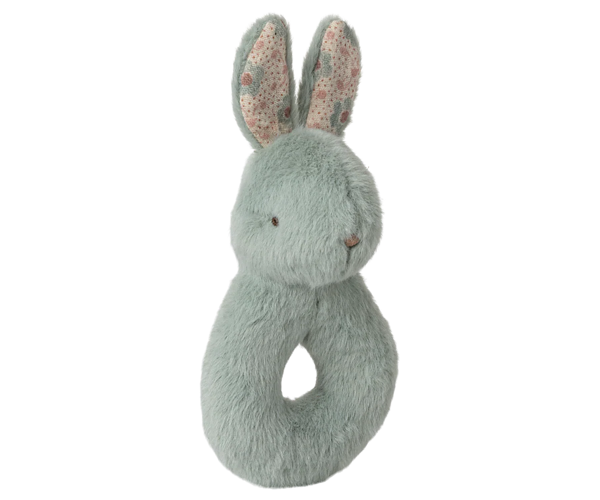 Rabbit rattle set - Mint - Image 3