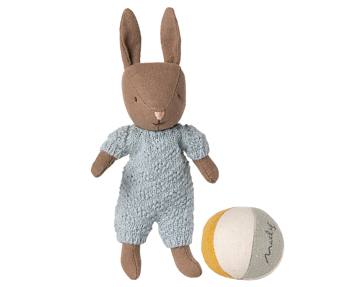 Rabbit set, Micro - Brown - Blue