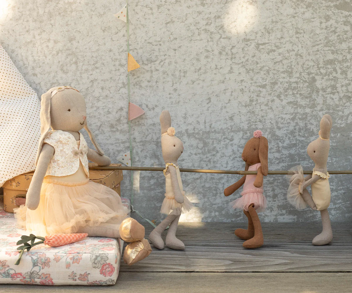 Rabbit size 1, Classic - Ballet suit and skirt cream - Image 4