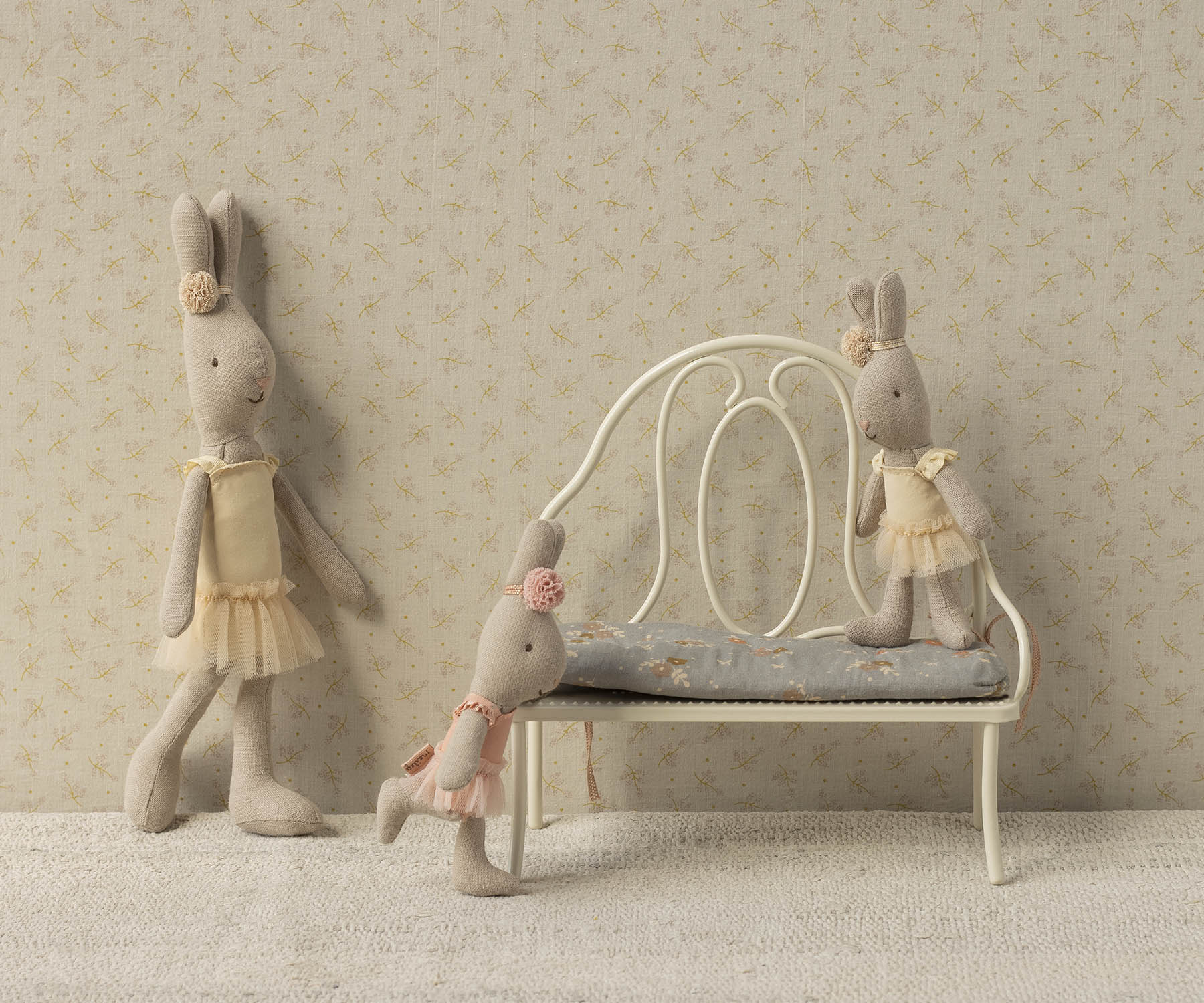 Rabbit size 1, Classic - Ballet suit and skirt cream - Image 5
