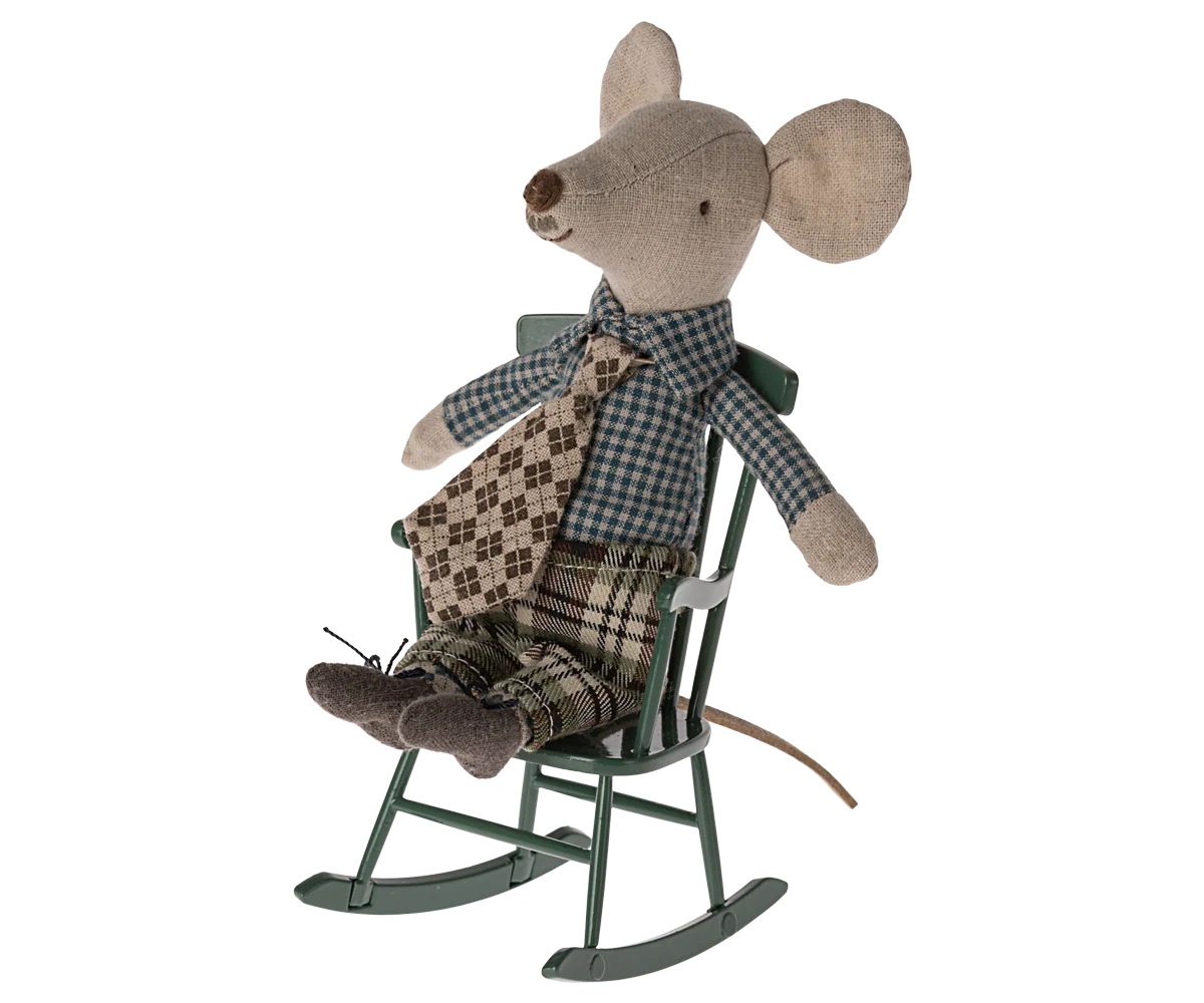 Rocking Chair, Mouse - Dark Green - Image 2