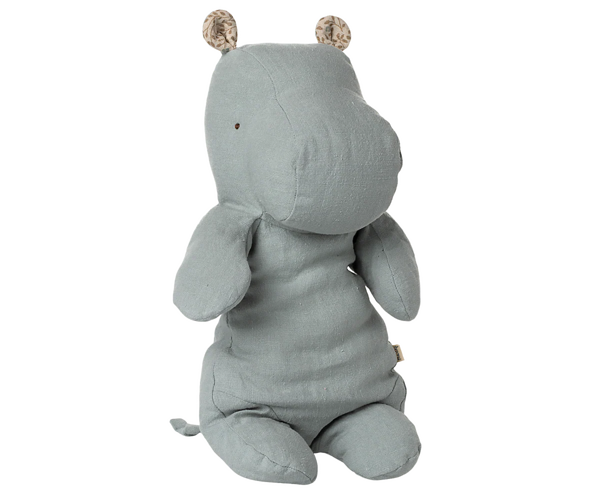 Hippo, Medium - Blue grey