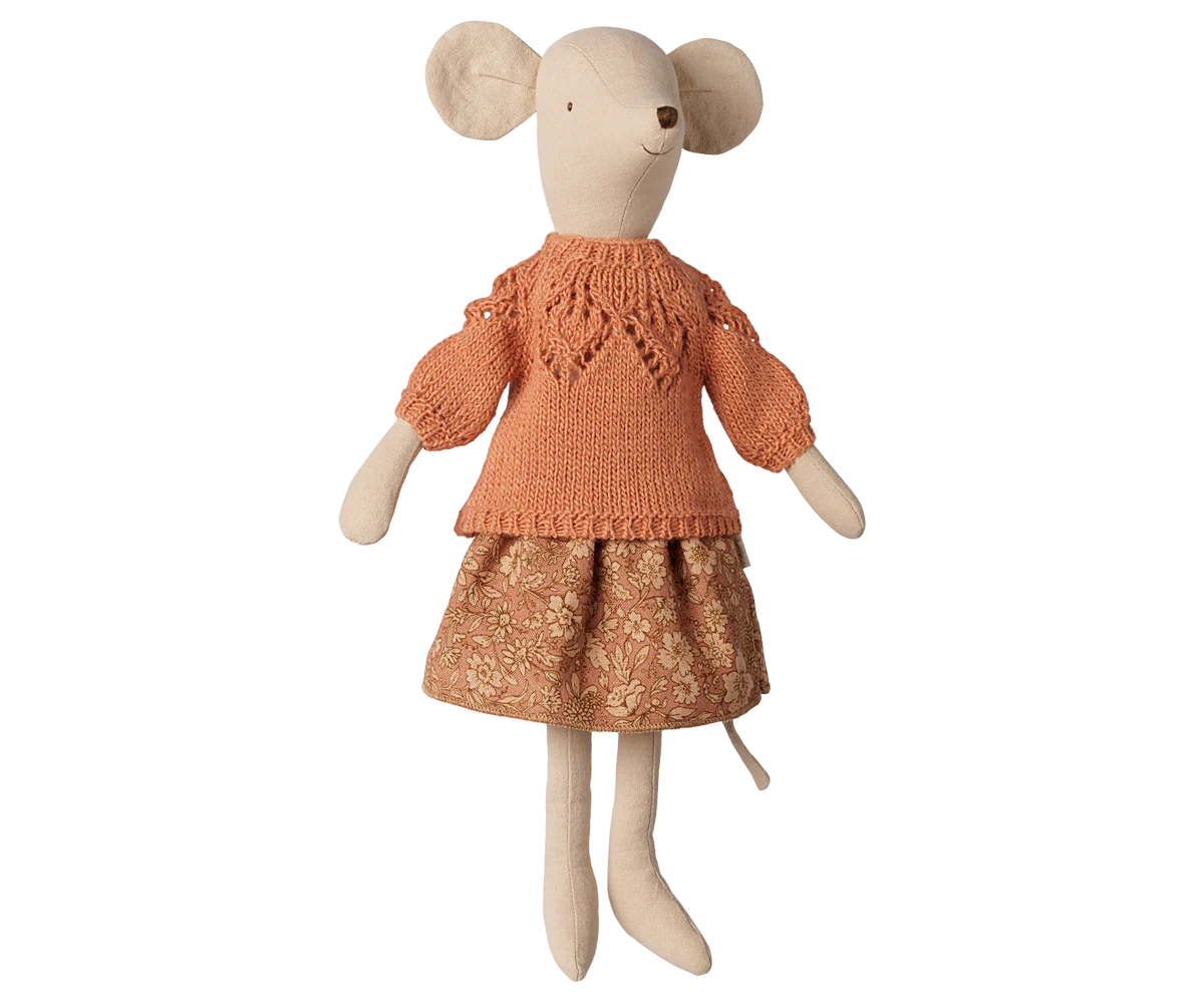 Skirt and knitted sweater in suitcase - Medium mouse - Image 2