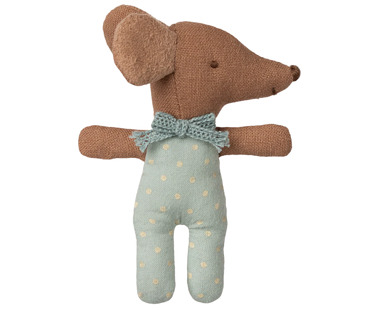 Sleepy wakey baby mouse in matchbox - Blue - Image 4
