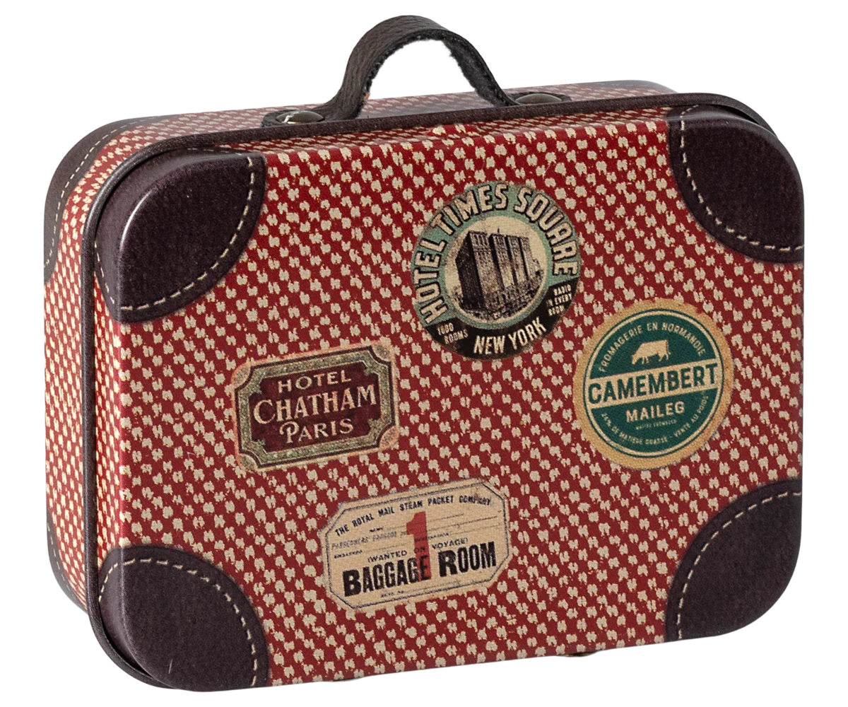 Suitcase, Micro - Travel - Red - Image 2