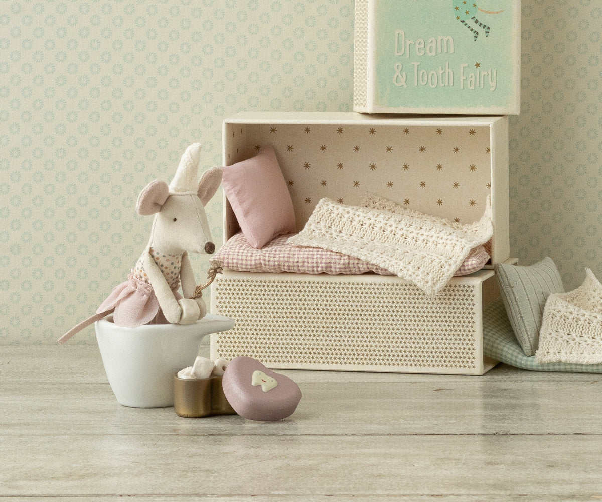 Tooth fairy mouse, Little sister in matchbox - Image 3