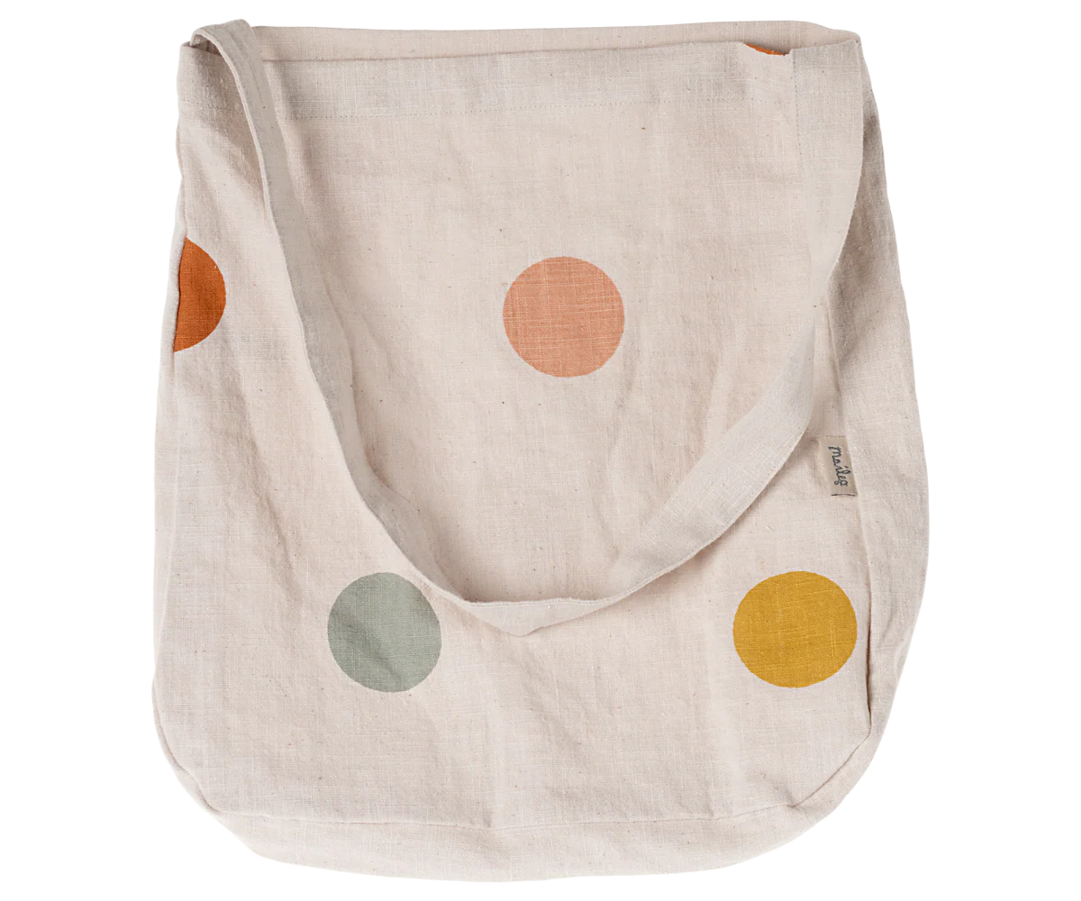 Tote bag, Multi dots - One strap