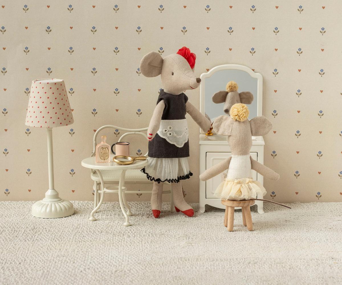 Vintage floor lamp, Mouse - Sand - Image 3